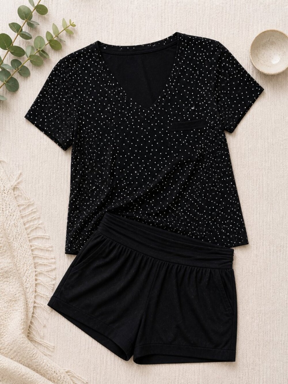 NWT Soma COOL NIGHTS Tee & Short Pajama Set - Picture 13 of 13